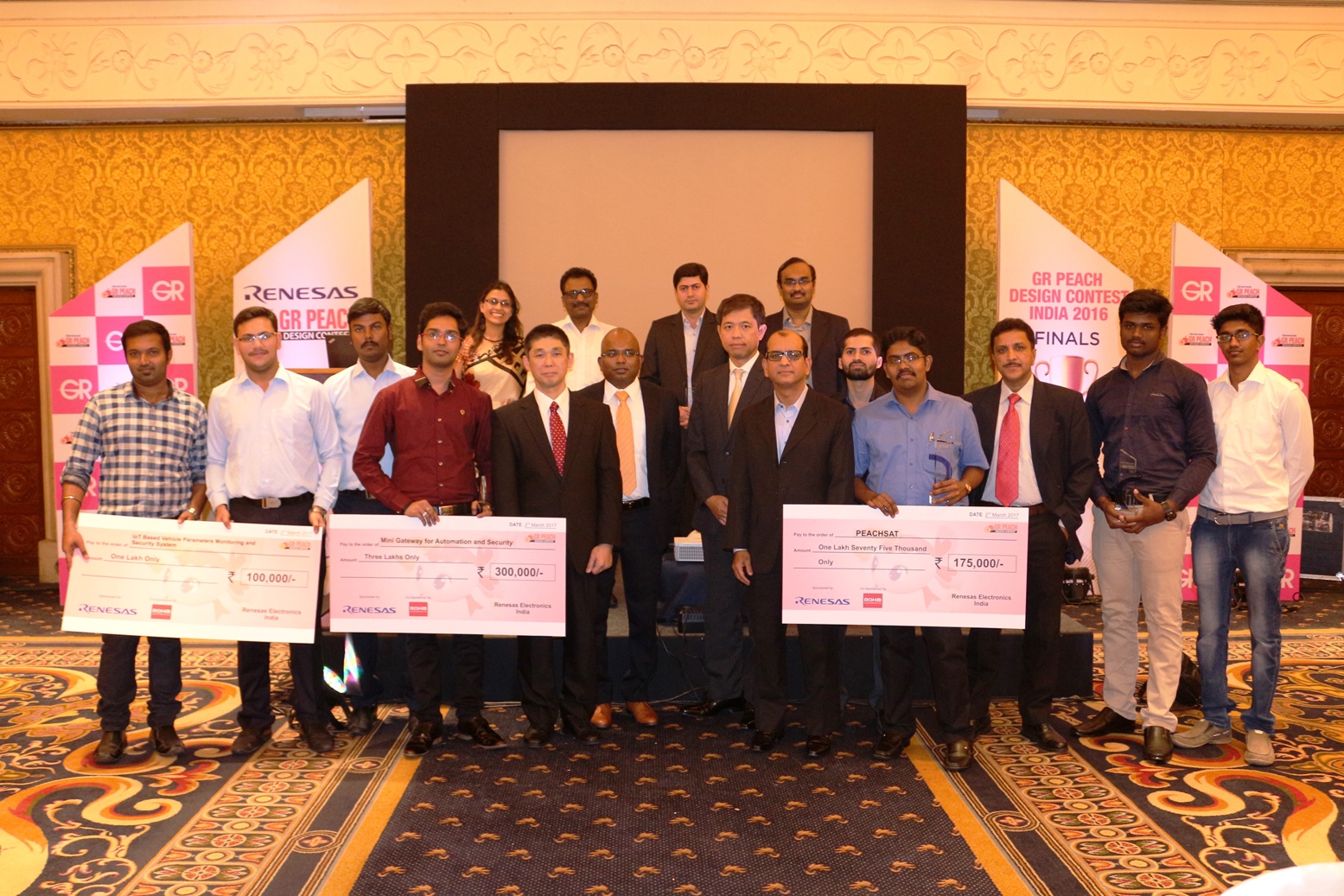 Winners with Partners, Co-sponsors and Renesas Team