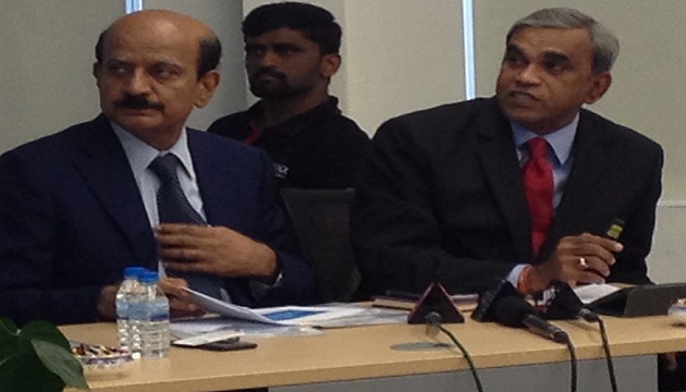 L-R-BVR Mohan Reddy, Founder and Executive Chairman, Cyient Anilkumar Muniswamy, Vice-Chairman, IESA