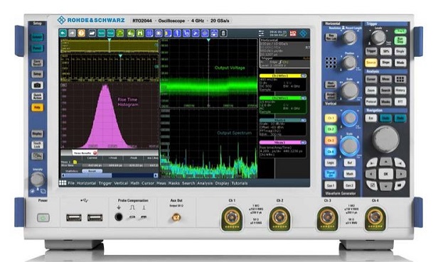 R&S high-performance oscilloscope