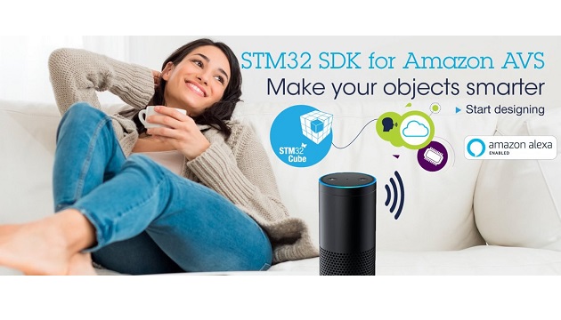 STM32 MCUs Now With Alexa Voice Service for Smarter IoT Devices