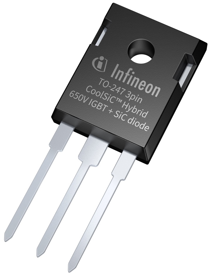 New 650 V CoolSiC Hybrid IGBT discrete family offers superior efficiency New 650 V CoolSiC™ Hybrid IGBT discrete family offers superior efficiency