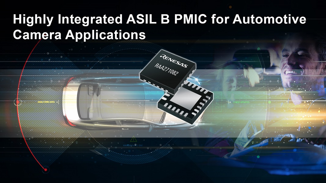 Automotive camera applications Highly integrated ASIL B PMIC for automotive camera applications