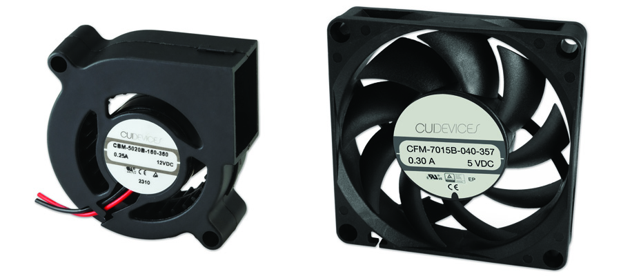 CUI Devices Expands Dc Fans and Blowers Lines with New Smaller Frame Sizes