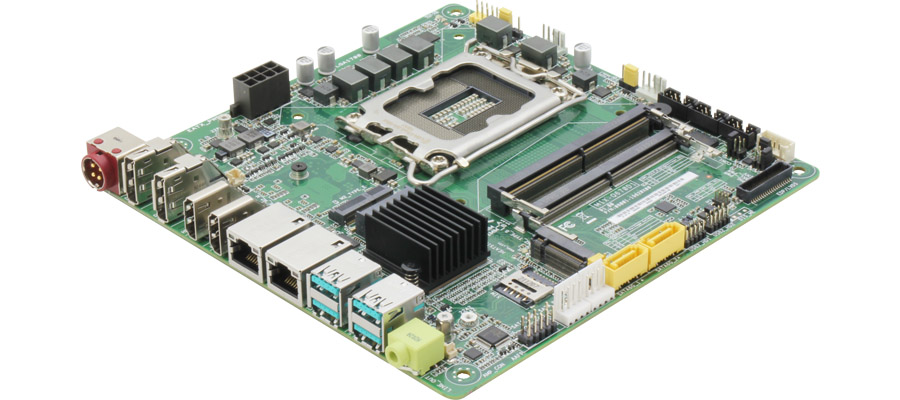 The New MIX-Q670D1 Offers Multiple 4K Displays, AI, and 5G Capability in Low-Profile Mini-ITX Form