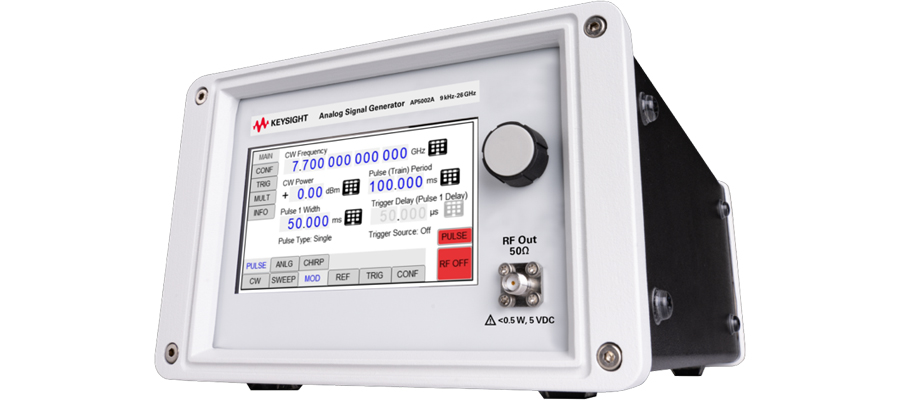Keysight has expanded its signal generator portfolio with the addition of new portable RF and microwave analog signal generators.