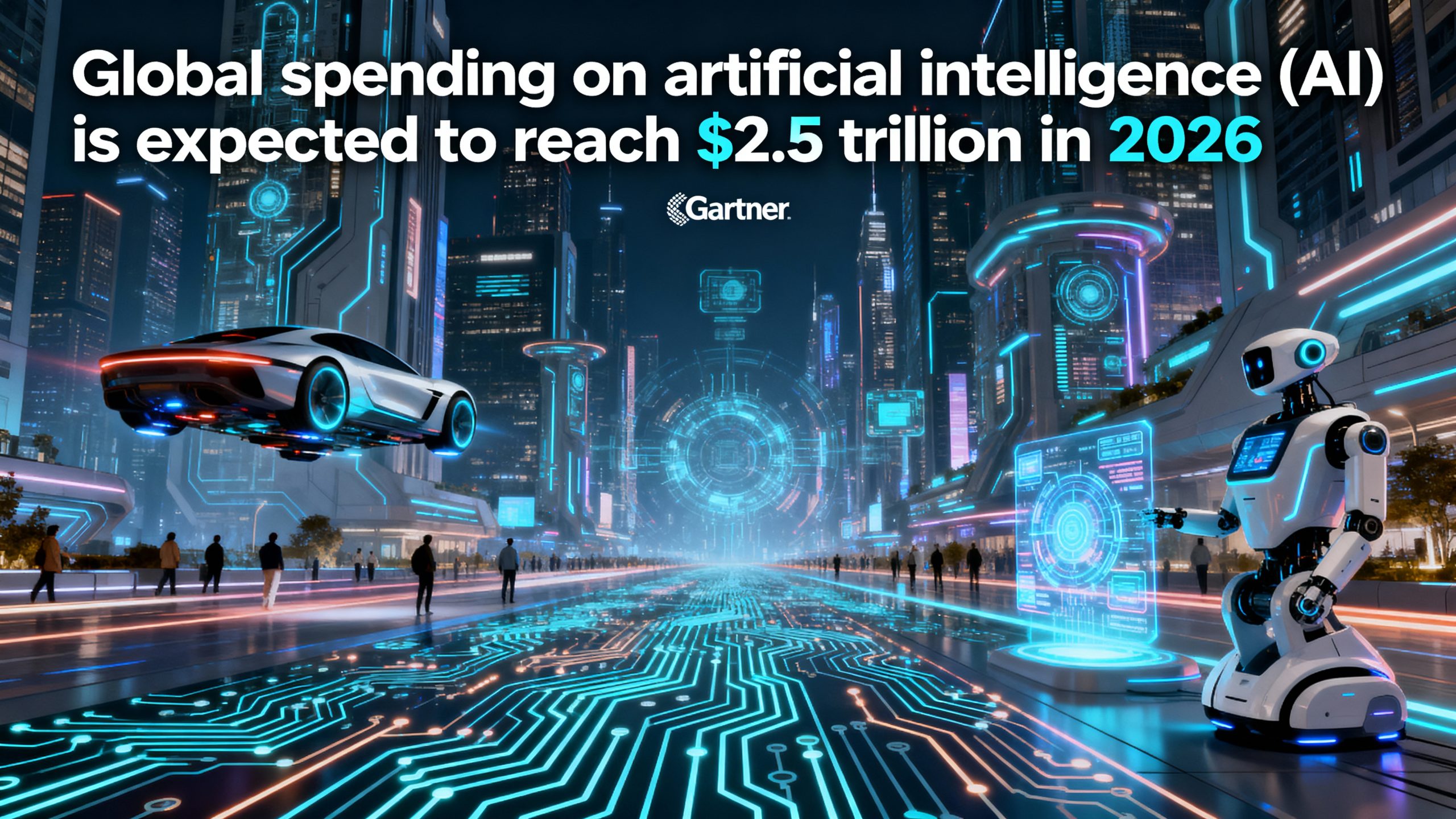 Global AI Spending to Reach $2.5 Trillion in 2026, Predicts Gartner