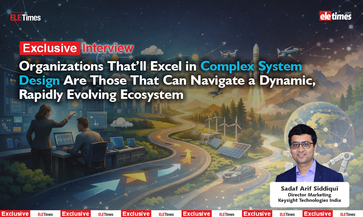 Complex System Design is the key to Navigate the contemporary evolving ecosystem says Sadaf Arif of Keysight.