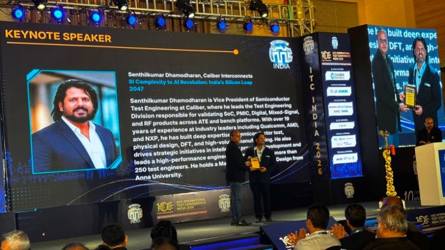 Caliber Interconnects Showcases AI-Powered Semiconductor Testing at IEEE ITC India 2026