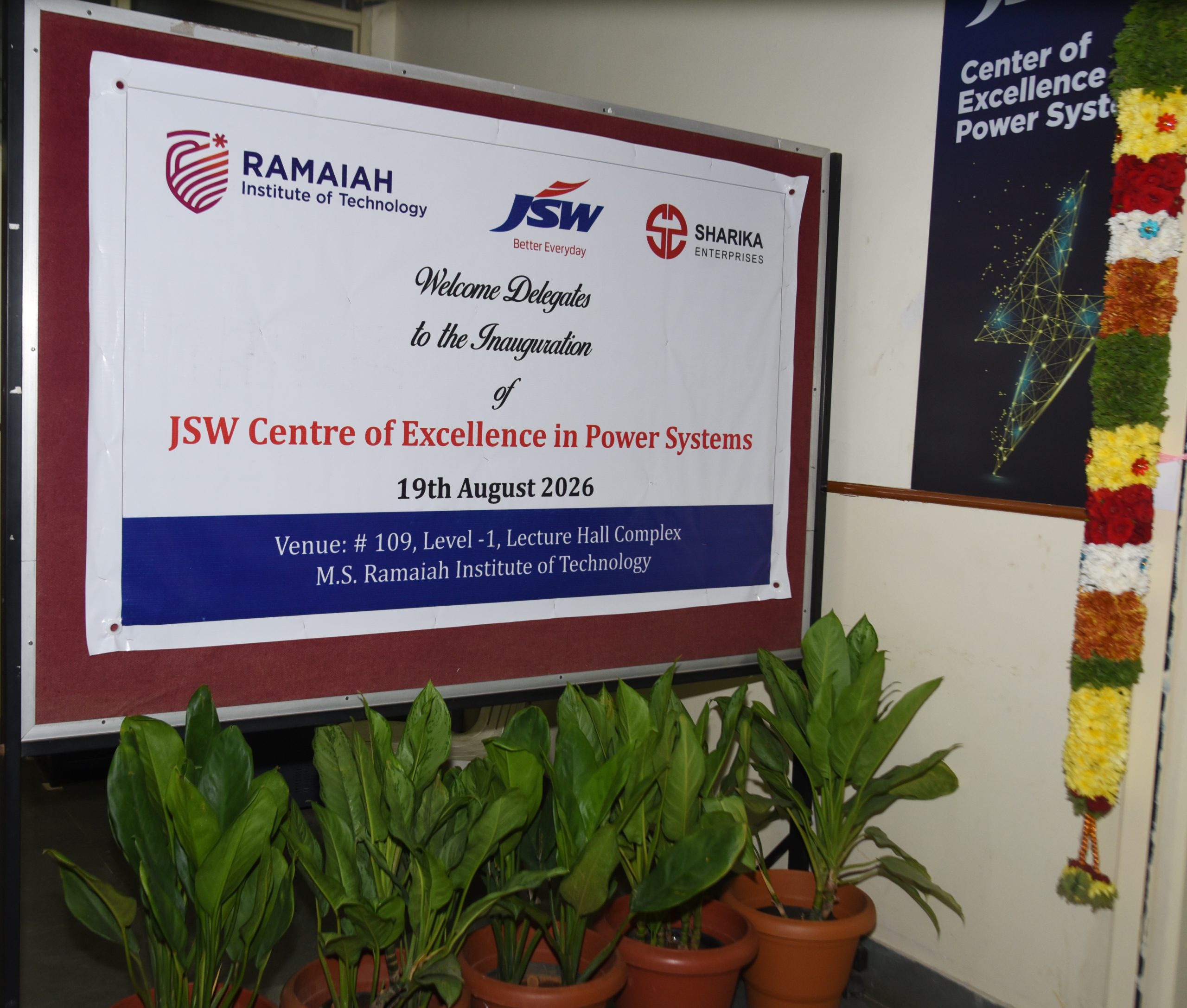 JSW Centre of Excellence in Smart Grid and Automation Launched at MSRIT 