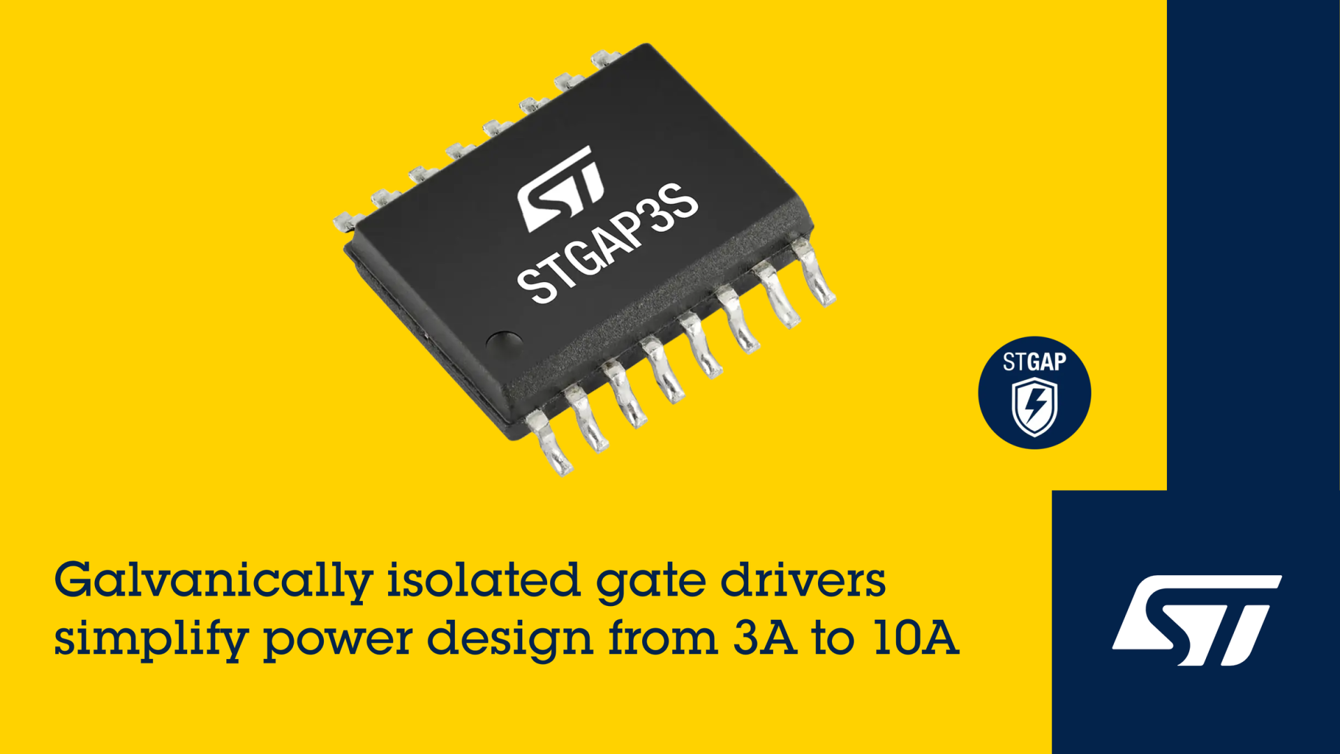 STMicroelectronics’ New Galvanically Isolated Gate Drivers Simplify Power Design with Advanced Isolation