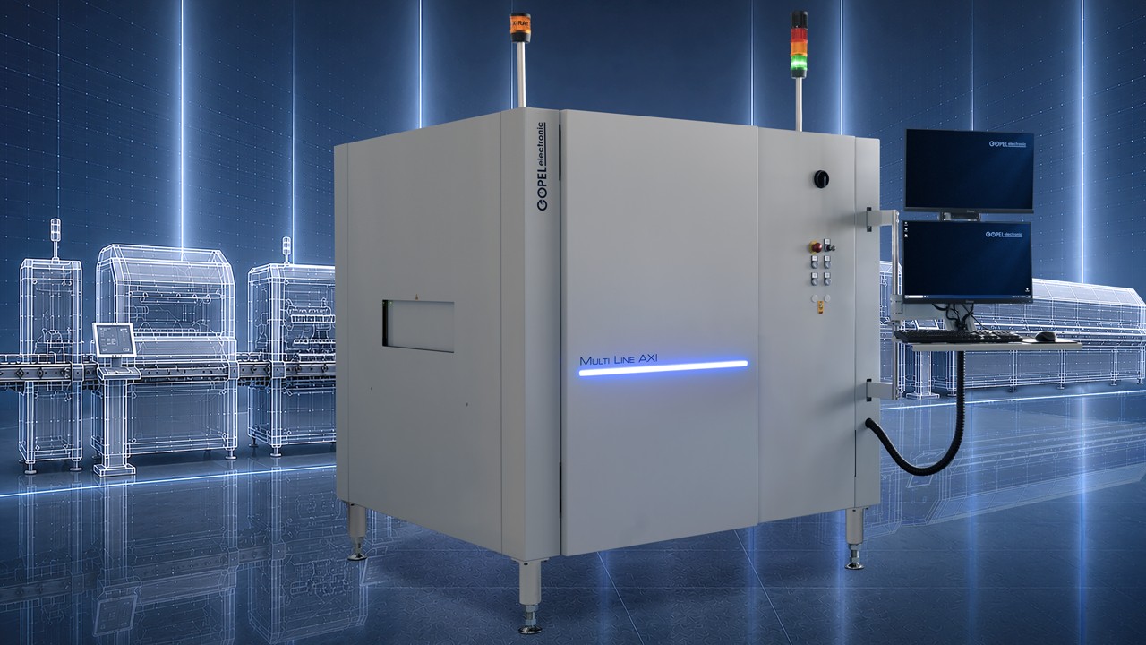GÖPEL electronic Introduces the New Multi Line AXI 3D-CT X-Ray Inspection System