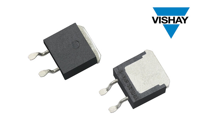 Vishay D2TO35S: 35 W Automotive Thick Film Power Resistor with Top-Side Cooling in TO-263 Package