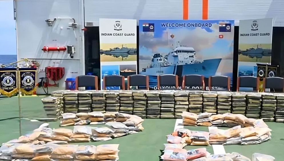 Indian Coast Guard Reports Major Narcotics Seizure in Anti-Smuggling Operation