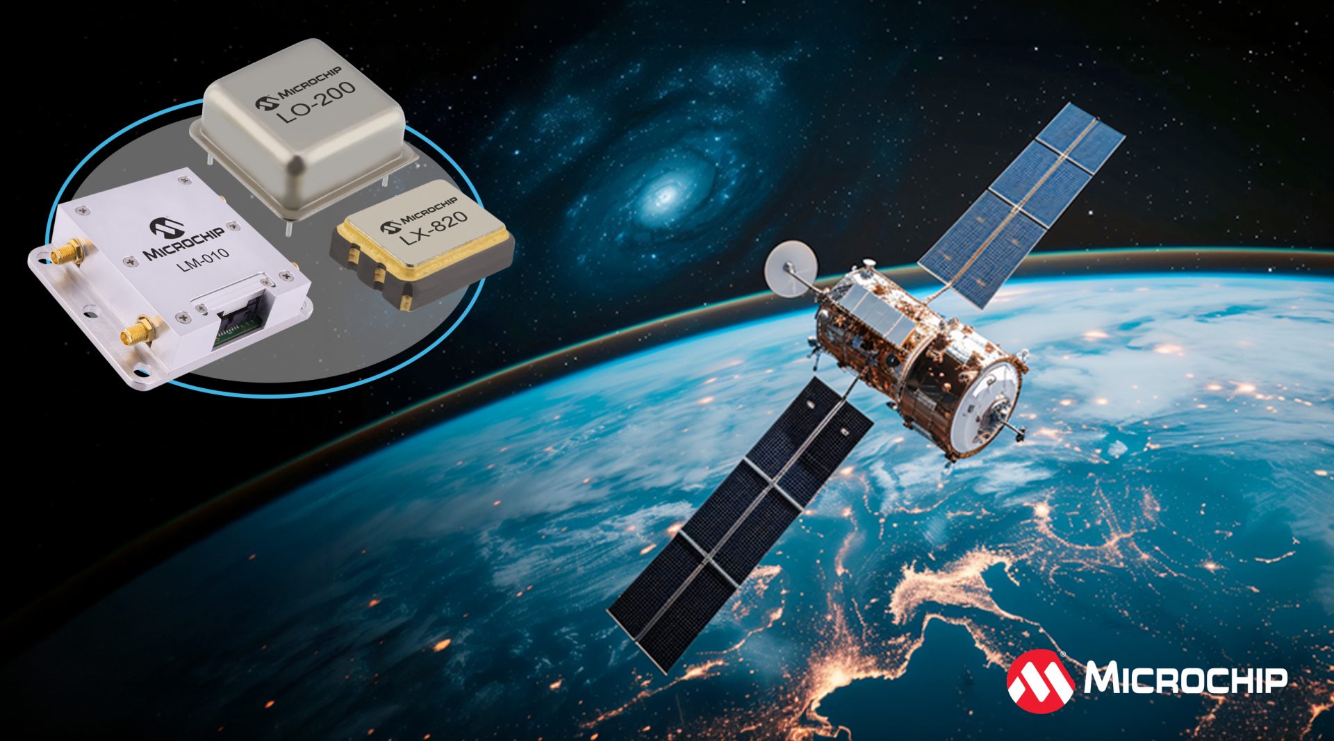 Microchip Launches LX-820 Radiation-Tolerant Quartz Oscillator for LEO Satellites